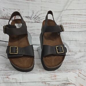 Cliffs by WHITE MOUNTAIN Black and Brown Sandals
